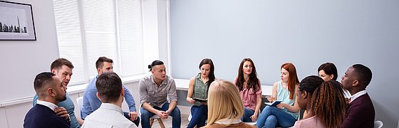 group, rehab, diverse, people, multicultural, meeting, community, circle, sitting, casual, woman, young, motivating, african, psychology, coordinator, american, team, diary, man